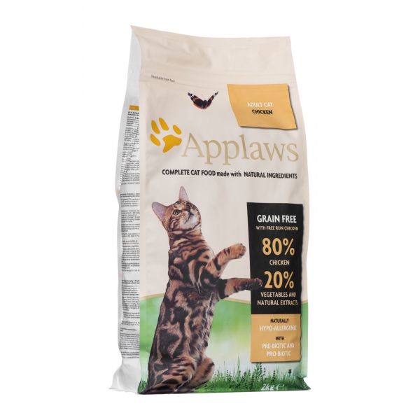 Applaws Cat | sucha karma dla kota z wysoką zawartością mięsa | kurczak | 2kg, DLZAPWKSK0009