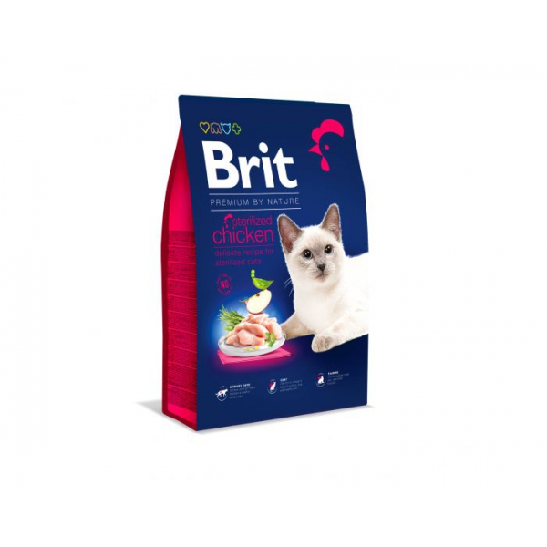 Brit  Dry Premium | Sterilized z kurczakiem 300g, DLZRITKSK0061