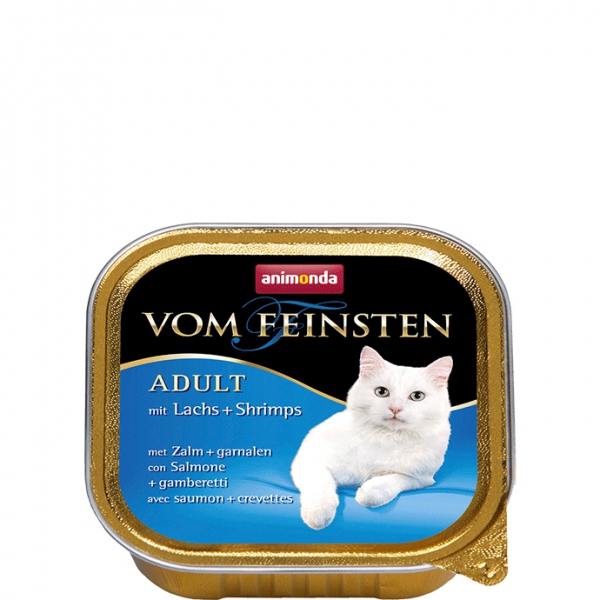 Animonda Vom Feinsten Classic Cat łosoś i krewetki 100g, DLZANMKMK0012