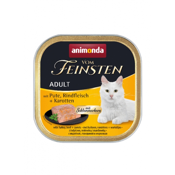 Animonda Vom Feinsten Classic Cat indyk, wołowina, marchewk 100g, DLZANMKMK0023