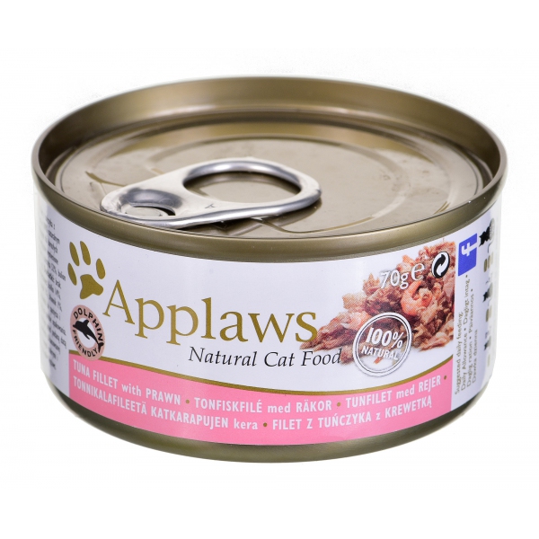 Applaws Cat Filet z tuńczyka i krewetki | 70g, DLZAPWKMK0002