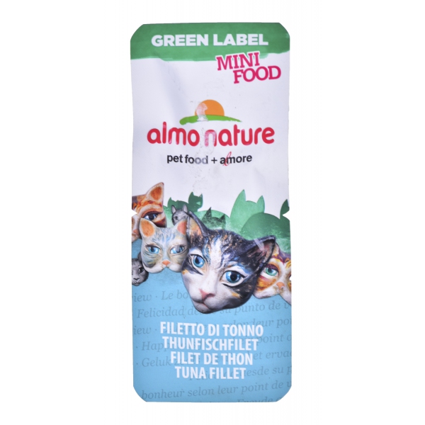Almo Nature MINI FOOD Green Label| z filetem z tuńczyka | 3g, DLZATUKMK0034