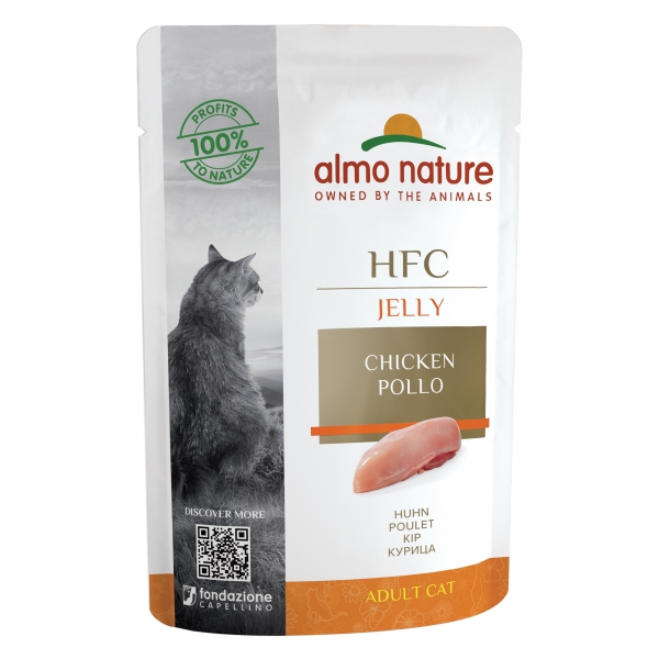 Almo Nature HFC Jelly Adult | Galaretka z kurczakiem | 55 g, DLZATUKMK0043