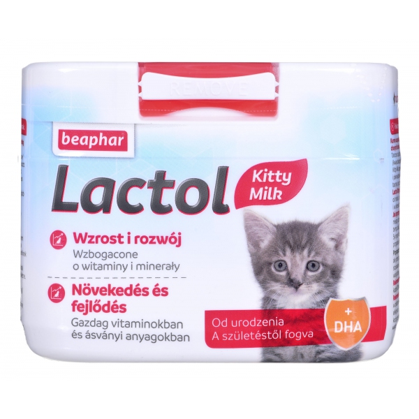 Beaphar LACTOL Kitty Milk - pokarm mleko zastępcze dla kociąt - 250g, DLZBEPKMK0006