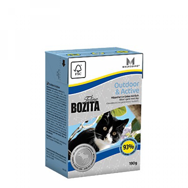 Bozita Feline Outdoor  Active - tetra pak 190g, DLZBZTKMK0021