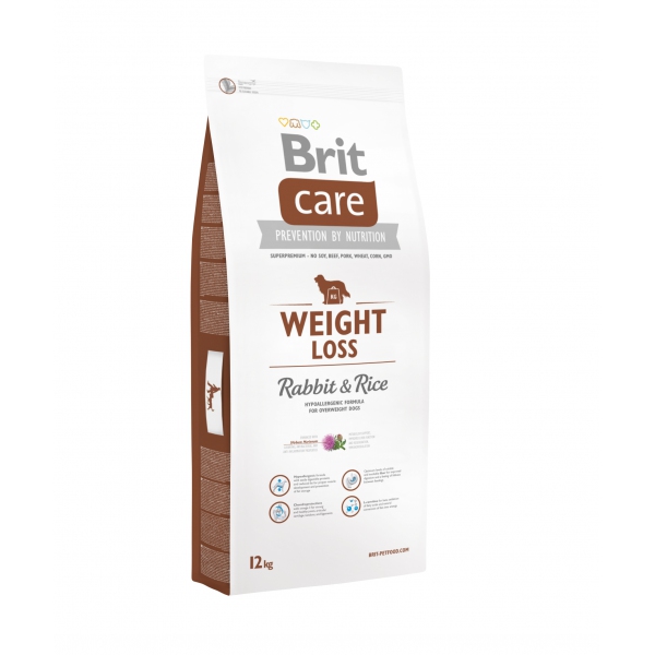 Brit  Care Weight Loss Rabbit & Rice 12kg, AMABEZKAR3524
