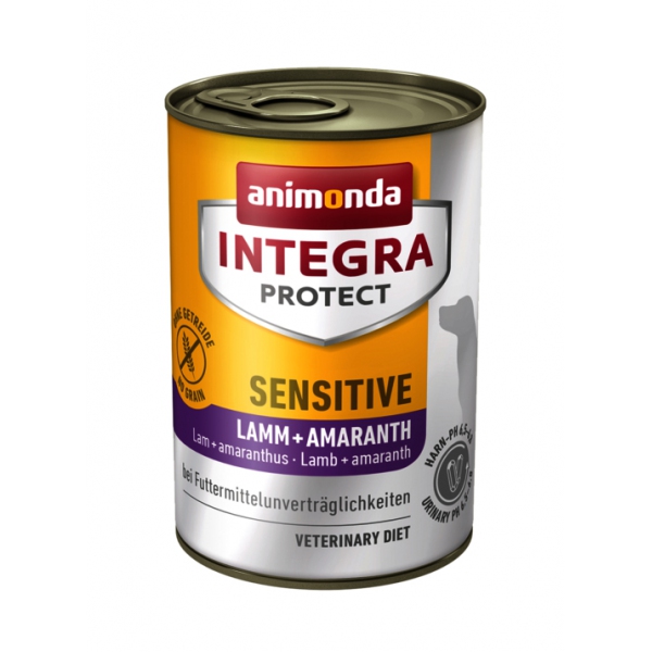 Animonda INTEGRA PROTECT Sensitive smak: jagnięcina z amarantusem - puszka 400g, DLZANMKMP0014