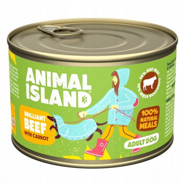 Animal Island | z wołowiną i marchwią | 410g, DLZANLKMP0003