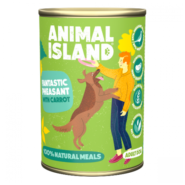 Animal Island | z bażantem i marchewką | 400g, DLZANLKMP0002