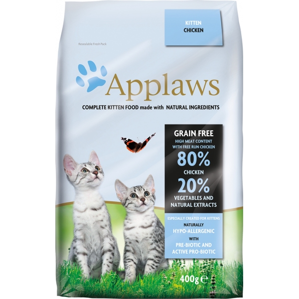 Applaws Cat Kitten | sucha karma dla kociąt z wysoką zawartością mięsa | kurczak | 2kg, DLZAPWKSK0005