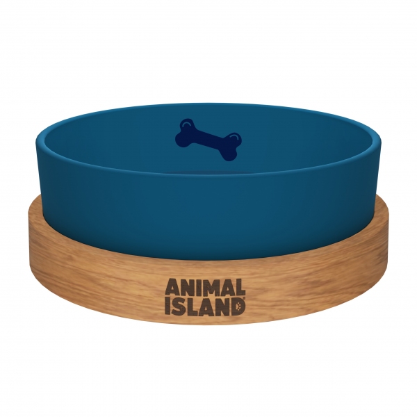 Animal Island | Miska dla psa Deep Sea Blue rozm.M 1300ml, DLZANLMIS0002