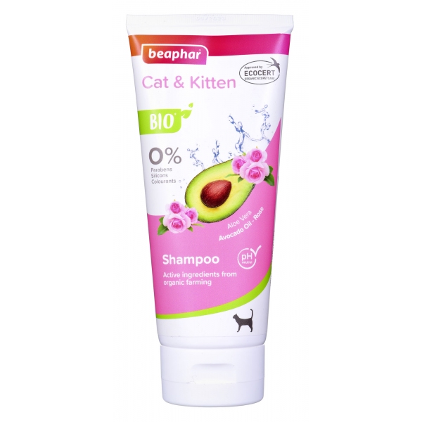 Beaphar organiczny szampon dla kotów i kociąt 200ml, DLZBEPHIP0053