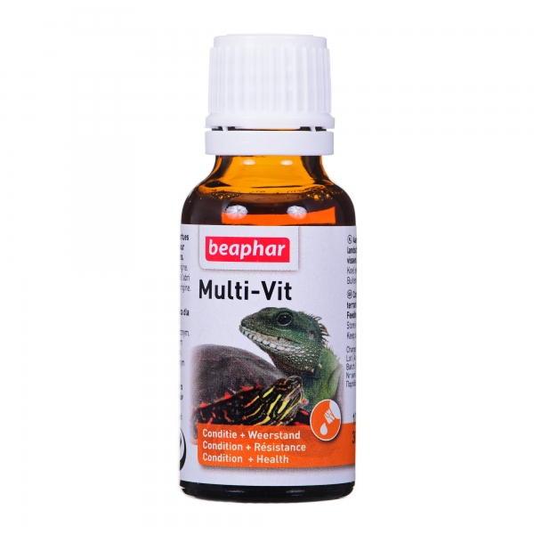 Beaphar Multi-vit witaminy wit.A i D3 dla żółwi i gadów 20ml, DLZBEPHIP0102