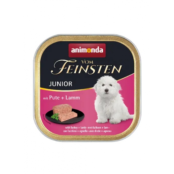 Animonda Dog Vom Feinsten Junior indyk jagnięcina 150g, DLZANMKMP0129