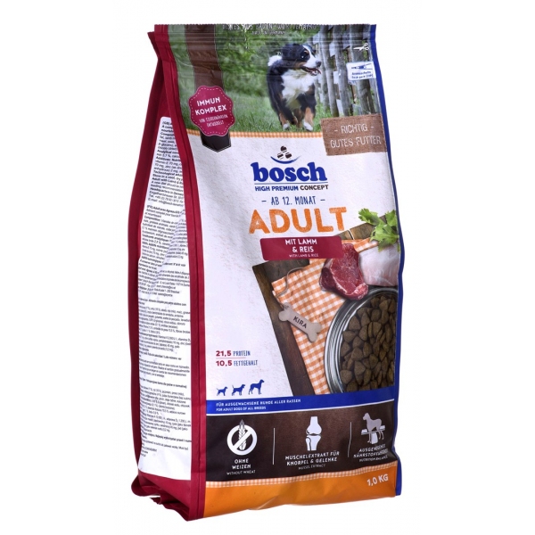 BOSCH Adult Lamb & Rice 1kg - sucha karma dla psa, DLZBOCKAR0042