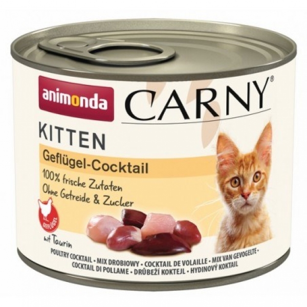 Animonda Carny Kitten koktajl drobiowy  200g, DLKANMKAM0016