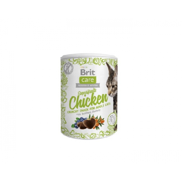 Brit Care Cat Snack Superfruits Chicken 100g, DLKRITPRZ0003