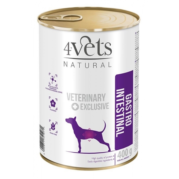 4VETS NATURAL Gastro Intestinal Dog 400g, VET4VEKMP0013