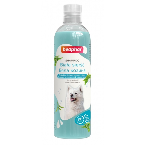Beaphar szampon do białej sierści dla psów 250ml, DLPBEPPIE0003