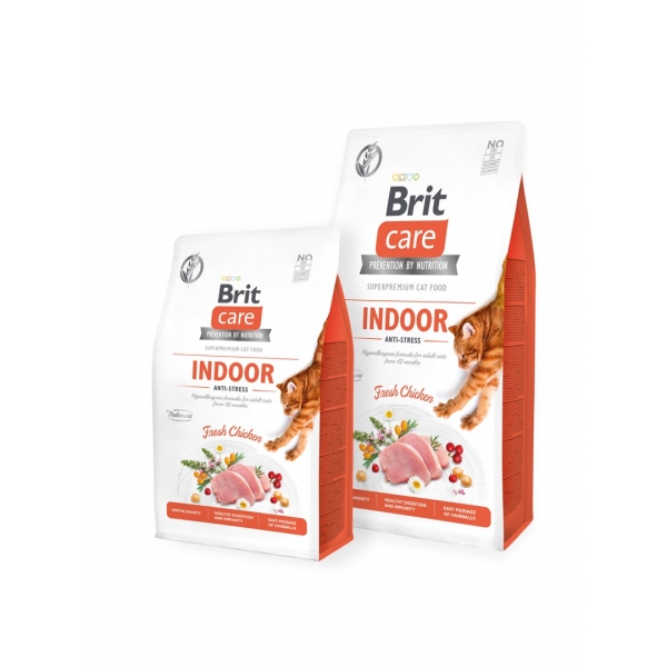 Brit Care Cat Grain Free Indoor Anti-Stress - karma dla kota - 7kg, DLZRITKSK0003