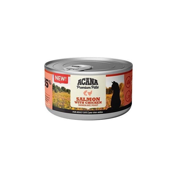 Acana Premium Pate  Salmon&Chicken Cat 85g, DLKANAKAM0010