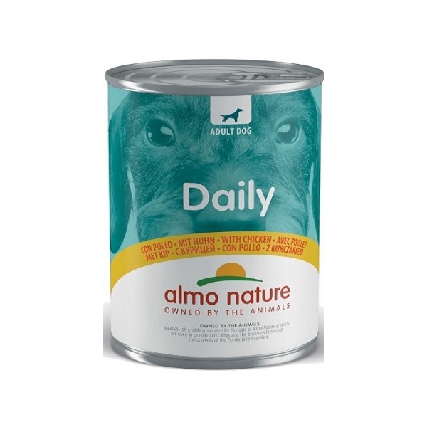 Almo Nature Daily Adult Dog z kurczakiem 400g, DLZATUKMP0011