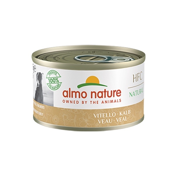 Almo Nature HFC Natural Dog z cielęciną 95g, DLZATUKMP0049