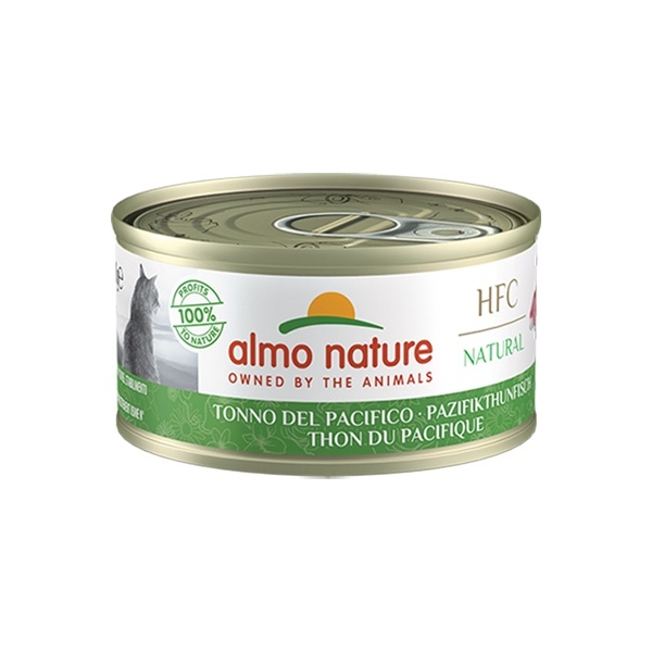 Almo Nature HFC Natural Cat z tuńczykiem pacyficznym 70g, DLZATUKMK0068