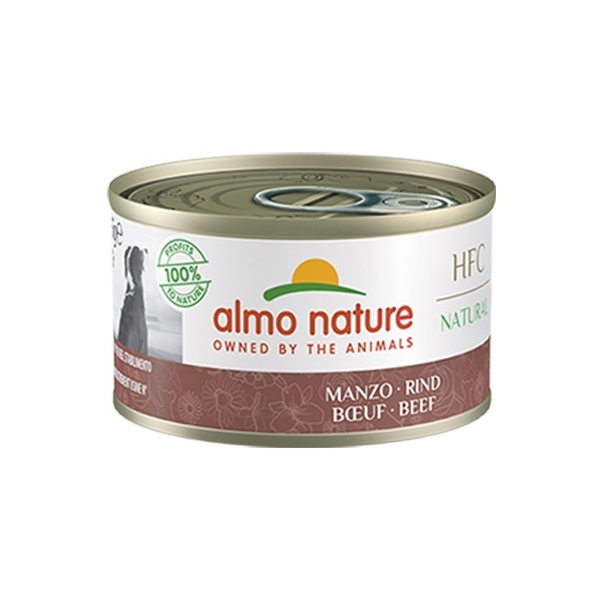 Almo Nature HFC Natural Dog z wołowiną 95g, DLZATUKMP0047