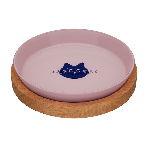 Animal Island | Talerzyk dla kota z podstawką | Cashmire Pink 18cm, DLZANLMIS0008