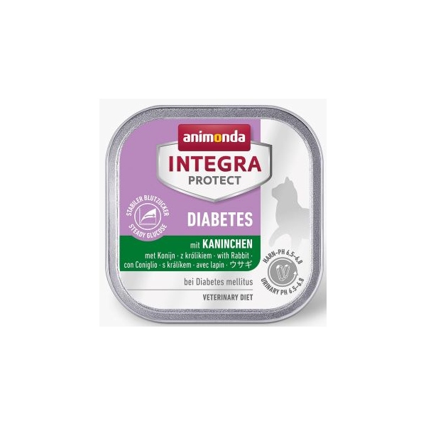 Animonda Integra Diabetes dla kota królik 100g, DLZANMKMK0148