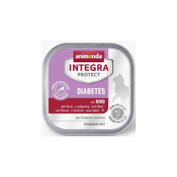 Animonda Integra Protect Diabetes wołowina tacka 100g, DLZANMKMK0026