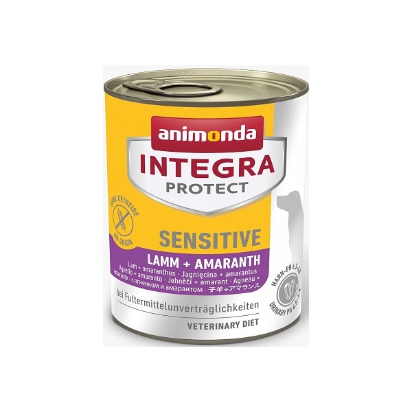 Animonda Integra Protect Sensitive jagnięcina z amarantusem puszka 400g, DLZANMKMP0014