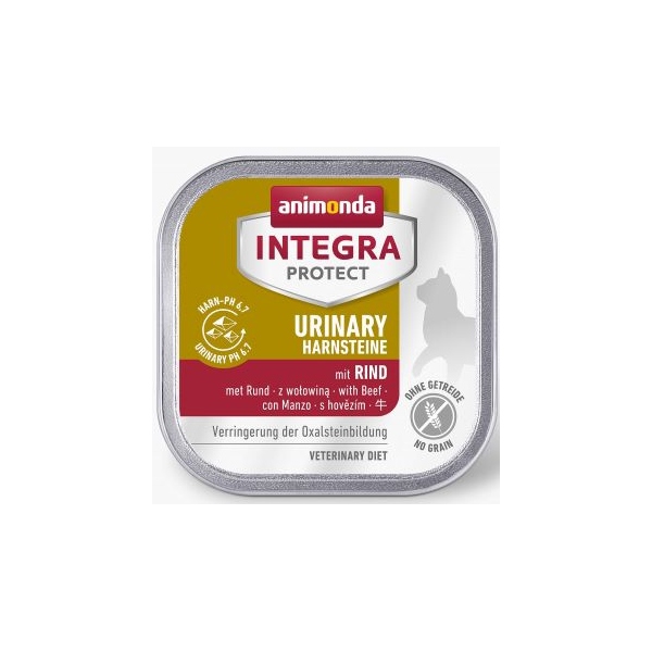 Animonda Integra Protect Urinary Harnsteine wołowina tacka 100g, DLZANMKMK0214