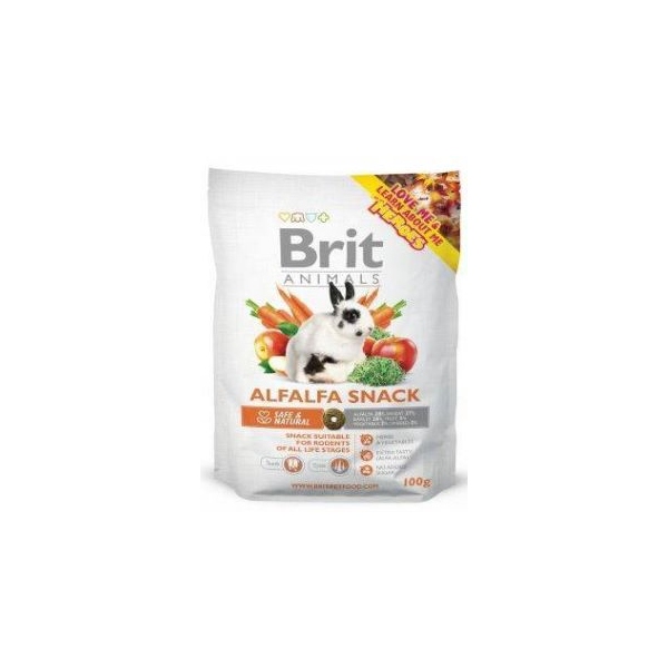 Brit Animals Alfalfa Snack for RODENTS 100g, DMZRITPRZ0001