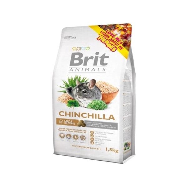 Brit Animals Chinchila Complete 1,5kg, DMZRITKAR0002