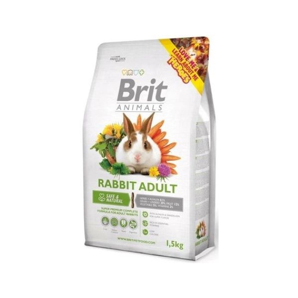 Brit Animals Rabbit Adult Complete 1,5kg, DMZRITKAR0005