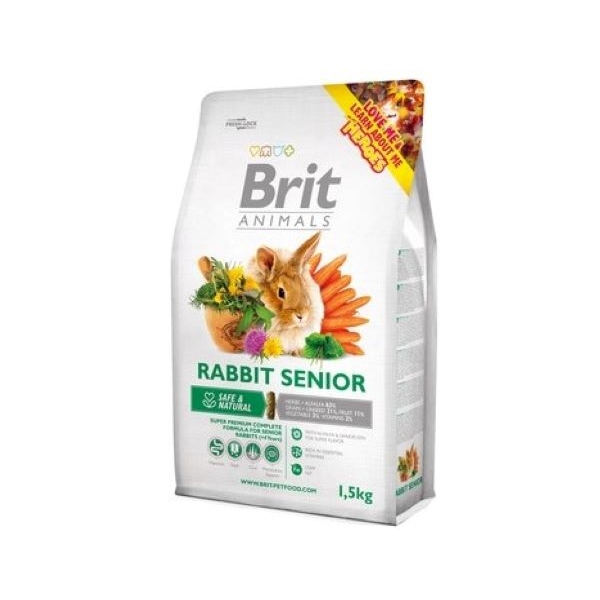 Brit Animals Rabbit Senior Complete 1,5kg, DMZRITKAR0003
