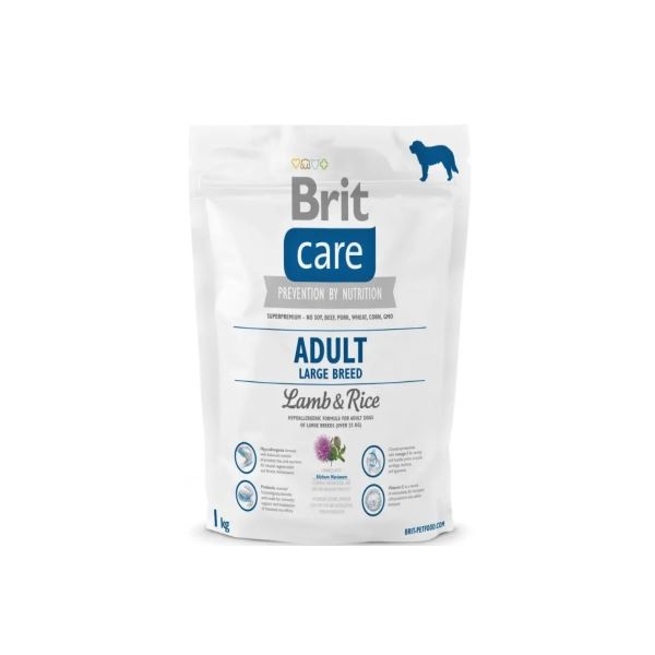 Brit Care Dog ADULT Large Breed Lamb & Rice 1kg, DLZRITKSP0008