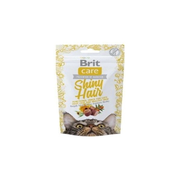 Brit Care Cat Snack Shiny Hair 50g, DLKRITPRZ0007