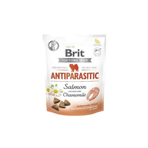 Brit Care Dog Functional Snack ANTIPARASITIC Salmon & Chamomile 150g, DLPRITPRZ0006
