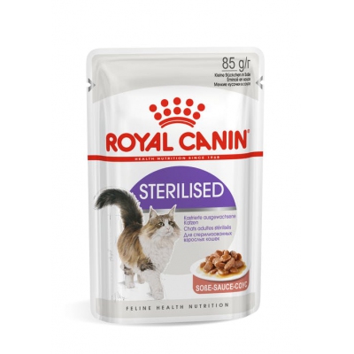 Royal Canin FHN STERILISED | Saszetka - plasterki w sosie | 12x85g, DLZROYKMK0041