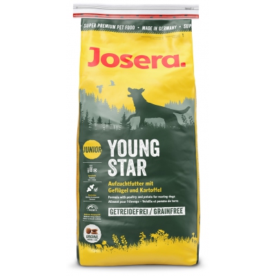Josera | Junior YoungStar | dla szczeniąt i młodych psów | bezzbożowa | 15kg, AMABEZKAR1152