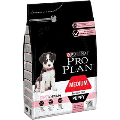 Purina ProPlan Puppy Medium Sensitive Skin 12kg, DLZPUIKSP0047