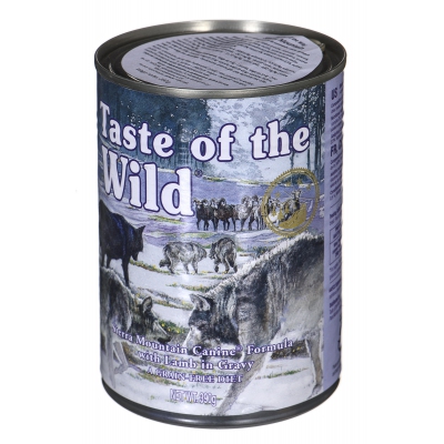 Taste of the Wild SIERRA MOUNTAIN Canine Recipe z jagnieciną 390g, DLZTOWKDP0003