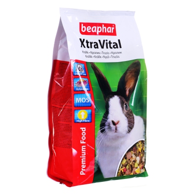 Beaphar Xtra Vital - karma dla królika 1kg, DLZBEPKDG0009