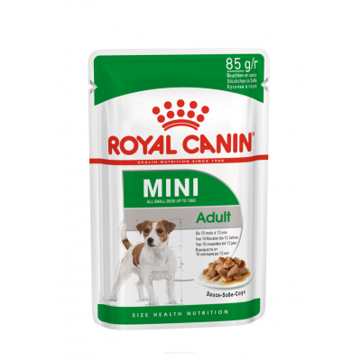 Royal Canin SHN Mini Adult | saszetka - kawałki w sosie | 12x85g, DLZROYKMP0033
