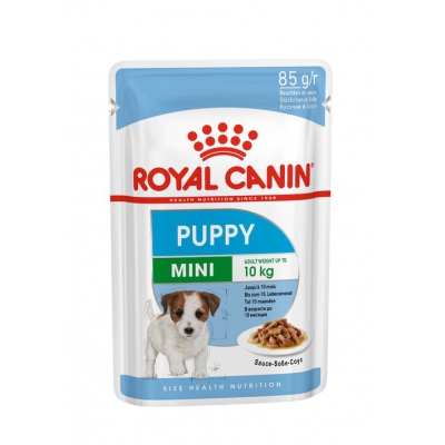 Royal Canin SHN Puppy Mini | Saszetka - kawałki w sosie | 12x85g, DLZROYKMP0034
