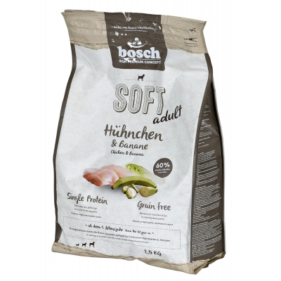 Bosch SOFT Adult z kurczakiem i bananem 2,5kg, DLZBOCKAR0046