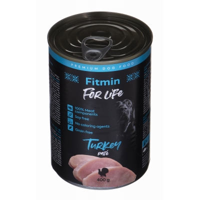 Fitmin FOR LiFE Dog Potrawka z indyka w puszce 400g, DLZFIMKMP0013